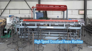 High Efficiency Grassland Fence Machine 